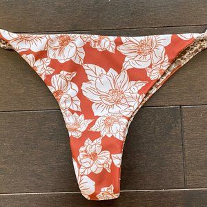 Acacia Rust Magnolia Fins Bikini Bottom Size S